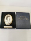 Boxed 1953 Coronation Brooch Queen Elizabeth Ii England Vintage  Bone China