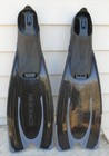 New Cressi Agua Snorkel   Swim Fins - Black gray - Full Foot Multiple Sizes
