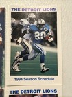 Nfl Pocket Schedules Detroit Lions Misc Lot Of 13 All Barry Sanders 1992- 1996