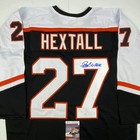 Autographed signed Ron Hextall Philadelphia Black Hockey Jersey Jsa Coa Auto