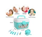  46pcs Medical Toy Kids Doctor Pretend Play Kit  Pretend Play Set With Blue