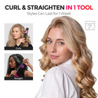 Brand New -- Tymo Airflow 2-in-1 Hair Straightener   Curling Flat Iron