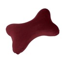 Bone Pillow Neck Head Rest Memory Foam Travel Trip Posture Support Burgundy