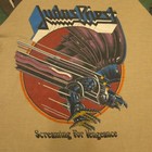 Judas Priest World Tour 1982 Tshirt M Screaming For Vengance Cammo Mash Womens