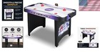 Laminated 4-ft Air Hockey Table With Led Scorer   Sturdy Legs - Ideal For Home