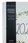 Rae Dunn 2026 Monthly Calendar Planner White Flower Wreath Medium Sz 9 75 X 7 5   