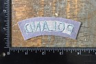 Ww2 British Poland Polish Nationality Shoulder Title Wool Tab Patch No Glow