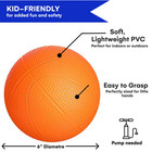 Botabee - Set Of 2 Kids Basketball - 6 Inch Mini Rubber Ball For Little Tikes   