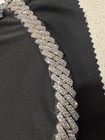 Vvs Moissanite Cuban Link Chain Moissanite 925 Sterling Silver