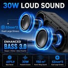 Portable Bluetooth Speaker With Lights X Holidays world Cup Stuffers  Loud St   