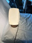 Used Rare American Legion Auxiliary Light Globe Lamp Gas Pump Milk Glass Fixture