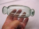Vtg Japanese Glass Float Rolling Pin Sea Green Roller  5 3 8 