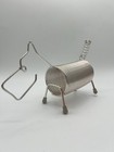 Vintage Mid Century Wire Scottie Dog Letter Holder Organizer Chrome Metal 7   