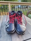 Under Armour Highlight High Top Football Cleats Black Size 9 5 1289761-001