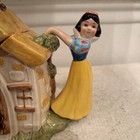 Disney Snow White   Seven Dwarfs Cottage Teapot Ceramic With Dopey Excellent