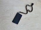 Wholesale Brown Id badge card Holder Lanyard With Leather Strap  - 10 Pack