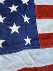 Vintage American Flag 3x5 Us Usa Sewn Stripes Embroidered Stars Nylon 50 Star