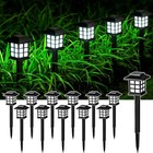 20 Pack Solar Pathway Lights Outdoor Waterproof Landscape Led Garden Yard Lamps