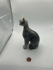 Cat Carved Marble Stone Figurine Sculpture Statue Kitten Animal Paperweight