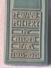 Pewabic Pottery Tile Arts Crafts Sign 100 Years 