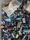 Huge Lot Of 100 s Of Vintage Electrolytic Capacitors  All Sizes -- Untested