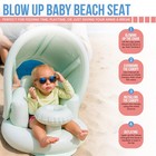Inflatable Baby Seat For 3-36 Months W built-in Pump   Detachable Canopy  Sit   