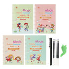 4pcs Reusable Magic Practice Copybook Number Math Drawing Alphabet Handwriting