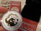 2012 Australian Lunar Dragon  Gilded Year Of The Dragon - Perth  mint Condition 