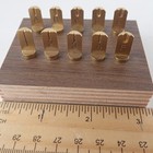 New 8mm Watchmaker Lathe Pivot Polishing Arbor Set Brass Jacot Style A-f 1-4