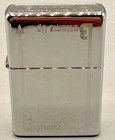Zippo Bottomz Up 2008 Lighter High Polish Chrome New Unfired Orange Seal A 08