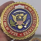 President Trump Challenge Coin Red White And Blue Version  3    Coin