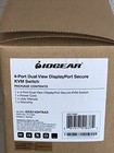 New - Iogear 4-port Dual View Displayport Secure Kvm Switch Taa   Gcs1424taa3