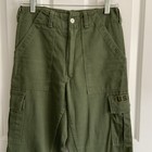 Vintage Winfield Green Us Army Unisex Utility Cargo Pants W28 L32 Zip Ankle