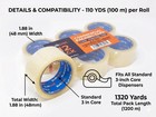 12 Rolls Shipping Packaging Box Packing Sealing Tape 2 Mil 2  X 110 Yard 330ft