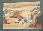 Vtg After Kusumi Morikage Japanese Woodblock Print Three Warriors On Horses 23   