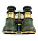 Antique Paris French Gold Gilt Opera Glasses Binoculars Vintage