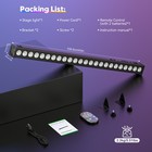 150w 24 Led Rgb Wall Wash Light Bar Dmx Stage Dj Disco Party Lights With Remote