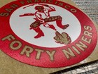 Vintage San Francisco 49ers Logo 3  Nfl Avery Cloth Fabric Sticker Patch 1960s