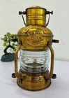 Maritime Nautical Brass Lighthouse Lantern Ship Lamp Oil Lantern Antique Brass