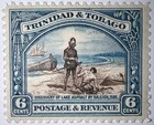 Travelstamps  Trinidad   Tobago Stamps Sc  37 Mint  Og  Hinged  6 Cent  12 Perf