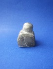 Vintage Eskimo Inuit Wearing Anarok Art Hand Made Resin  soapstone 