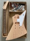 Diy Explorer Style Electric Guitar Kits 22fret Mahogany Body Hh Pickups