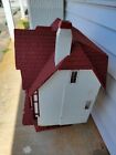 Vintage Handmade Doll House Wooden Custom Original 