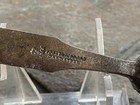 Antique Spear   Jackson Wood Tang Chisel Wood Handle Carving Cast Steel 1 2   