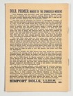 1961 Sep Doll Talk For Collectors Zine Antiques International Costumes Kimport