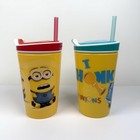 Despicable Me Minion Snackeez Jr By Zak Designs 2-in-1 Snack   Drink Cups Set