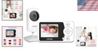 Night Vision Baby Monitor With 2-way Audio   Temperature Sensor  No Apps Needed
