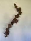 Metal Wall Art Cube Sculpture By Holly Lentz