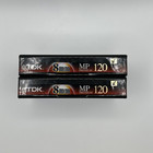 Lot Of 2 Tdk 8mm 120 Mp Premium Hi8 Camcorder Video Blank Tapes 120mp New Sealed