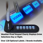 Sidebar Beverage Systems Liquor Dispenser  White Led   Nickel - New 6880 Version